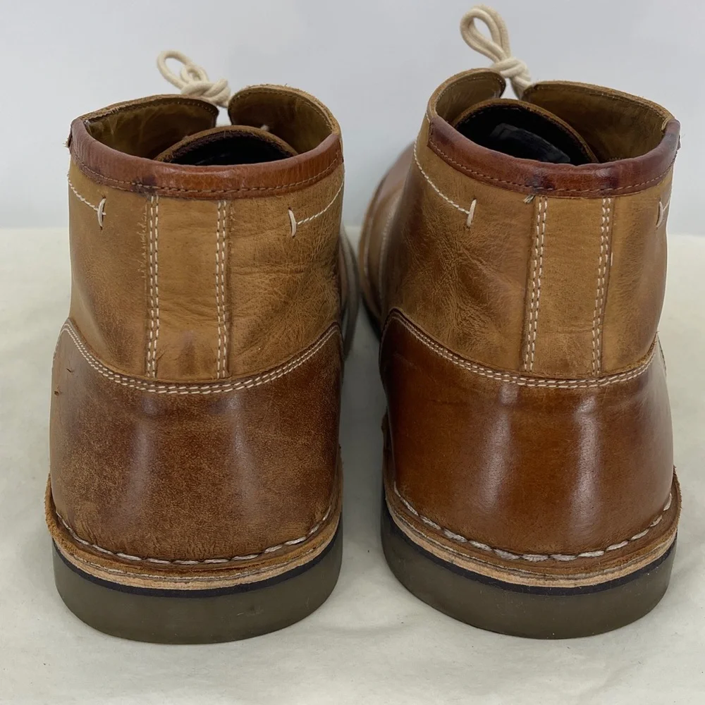 Steve Madden Tan Leather Chukka Boots MENS SIZE 17 STYLE P-IBON 217